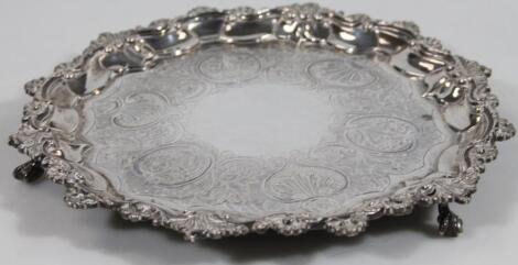 A George III silver salver