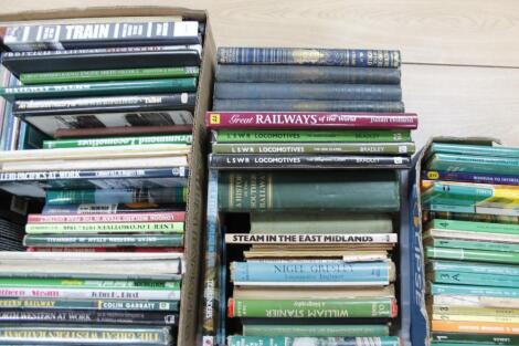 A quantity of railway and locomotive books.