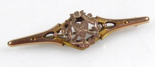 An Edwardian bar brooch