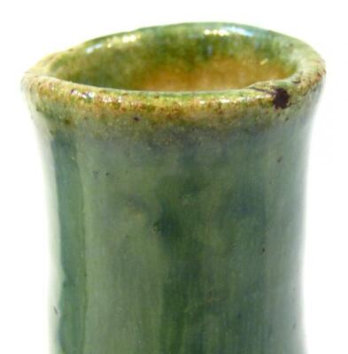 An unusual Ming style green glazed Chinese vase - 4