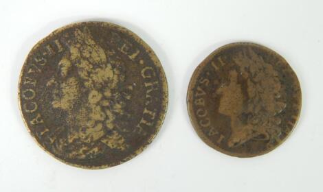 A James II gun money half crown 1639