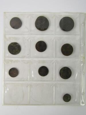 An album of coins and trade tokens - 3