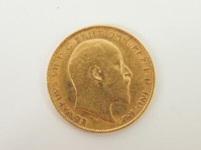 An Edward VII half sovereign 1908. - 2