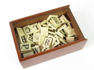 Early 19thC bone alphabet letters - 2