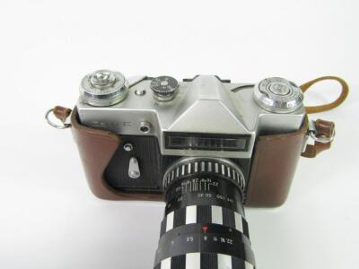 A Zenit-E camera with an Ennalyr 1:2.8/135mm telefoto lens - 3