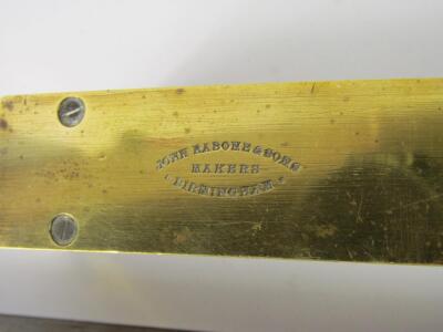 A John Rabone & Sons wooden and brass bound 'correct' spirit level - 2