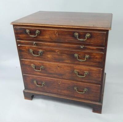 A George III mahogany bachelor's chest