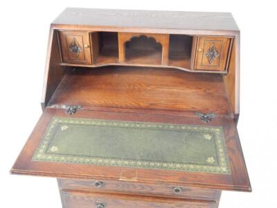 An Old Charm oak bureau - 2