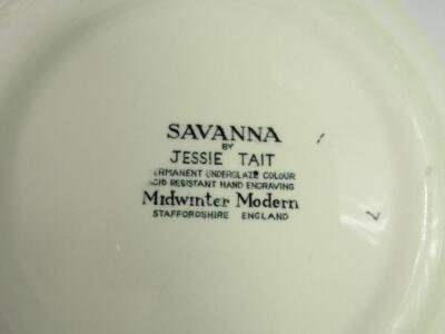 A Midwinter pottery part dinner and tea service - 2