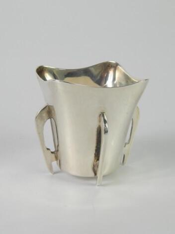A George V silver sugar bowl