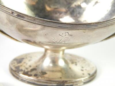 A pair of George III silver salts - 3