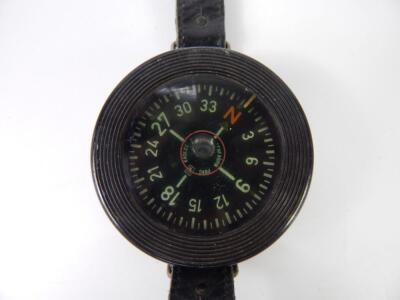 A WWII Luftwaffe arm band compass - 2