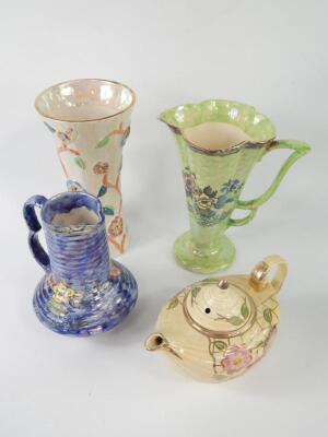 A group of Arthur Wood pottery