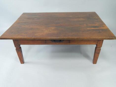 An Eastern hardwood occasional table