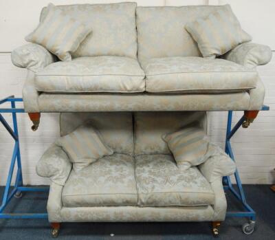 A Derwent Upholstery Ltd large two seater sofa