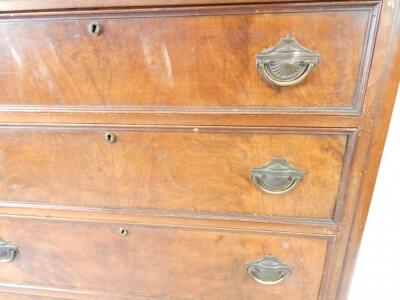 A Victorian mahogany chest of drawers - 3