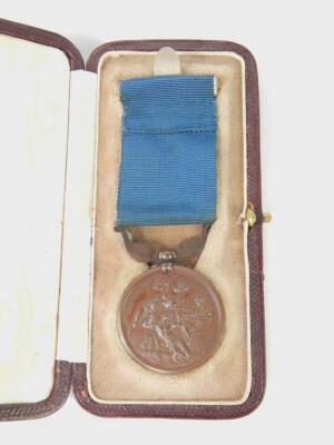 A Royal Naval Lifeboat Institution bronze medal awarded to James Stubbs - 5