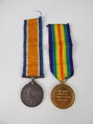 Great War and Victory medals to Pte E Penny - 2