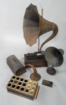 A Thomas Edison phonograph