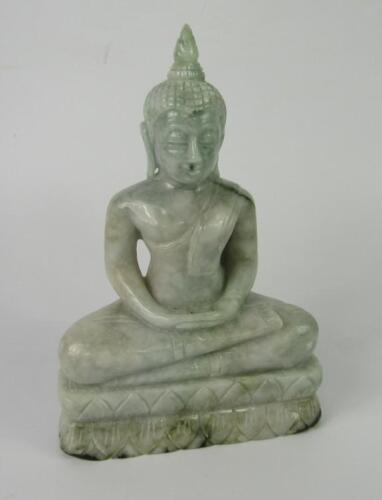 A hard stone figure of Buddha