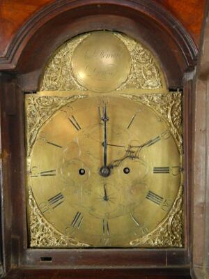 A George III mahogany longcase clock by Andrew Stewart - 2