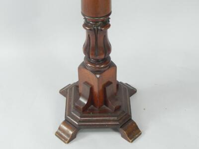 A Victorian mahogany jardiniere stand - 2