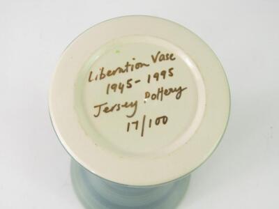 A Jersey Pottery Liberation vase - 3