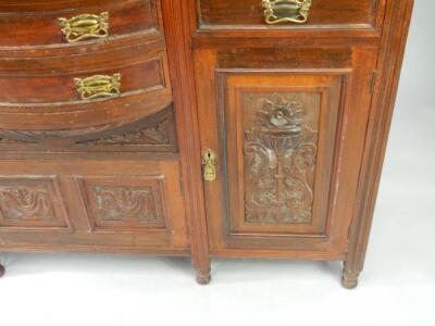 A Victorian mahogany sideboard - 4