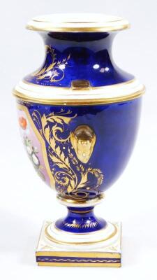 A 19thC Derby porcelain vase - 2