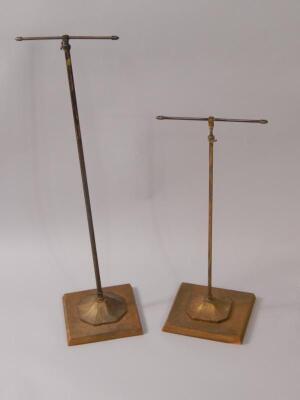 A Levine & Son brass hat stand