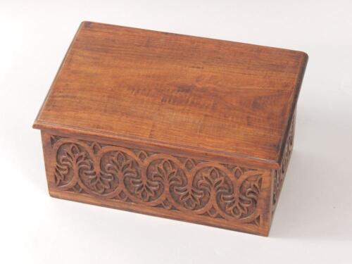 An Eastern hardwood bible box