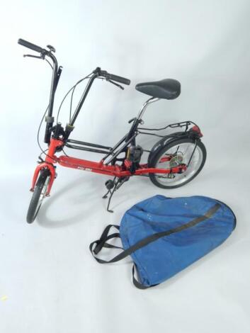 A Probike folding bicycle