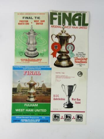 A Wembley 1964 Final Tie programme