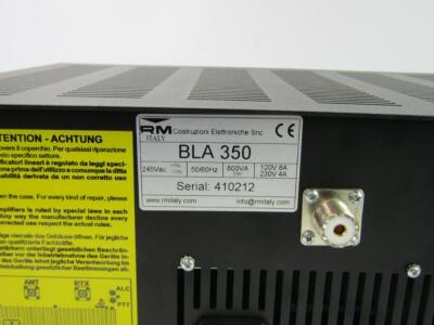 RM of Italy HM linear amplifier - 3