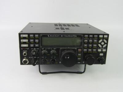 An Elecraft K3 transceiver.