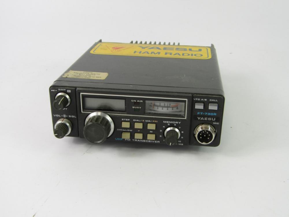 A Yaesu model FT-730R transceiver.