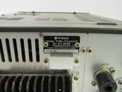 A Trio model TS-700G all mode transceiver. - 3