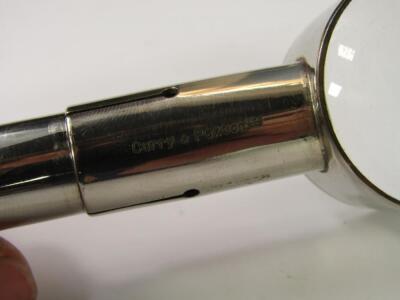 A Curry & Paxton magnifying glass with battery operated torch - 2