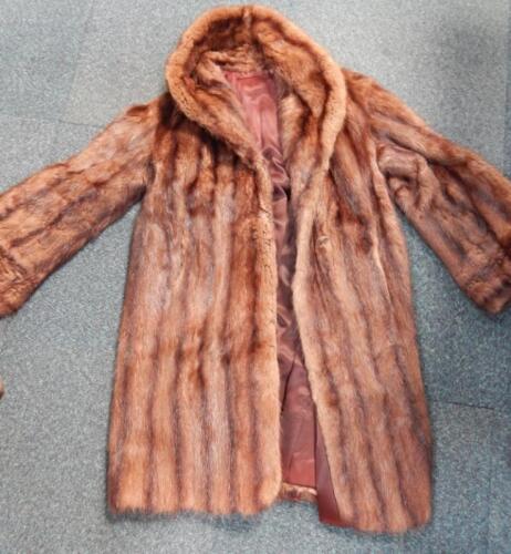 A Musquat fur coat.