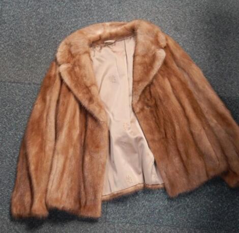 A mink fur jacket