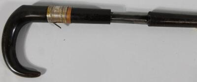 A Victorian .410 walking stick shotgun