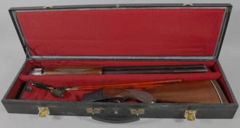 A Winchester 12 bore under and over double barrel shotgun