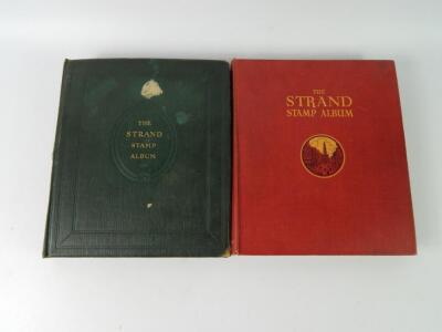 Green and Red Strand stamp albums