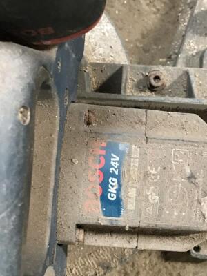 A Bosch GKG circular saw. - 2