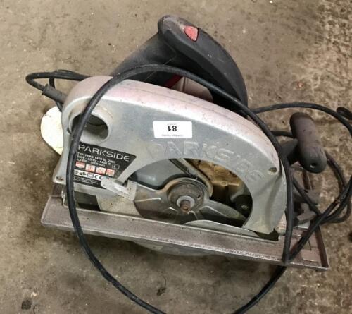 A Parkside circular saw.