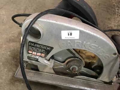 A Parkside circular saw. - 2