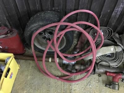 WITHDRAWN (PART OF LOT 7) Assorted fire hoses and associated equipment. - 3