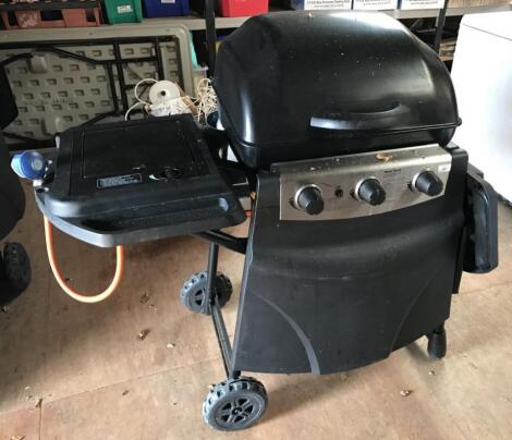 The New York three burner gas BBQ.