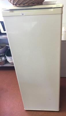 A BEKO upright refrigerator.