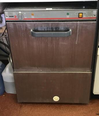 A Fagor model FI-64B commercial dishwasher.